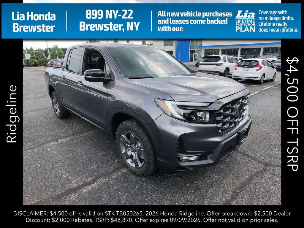 New 2026 Honda Ridgeline TrailSport
