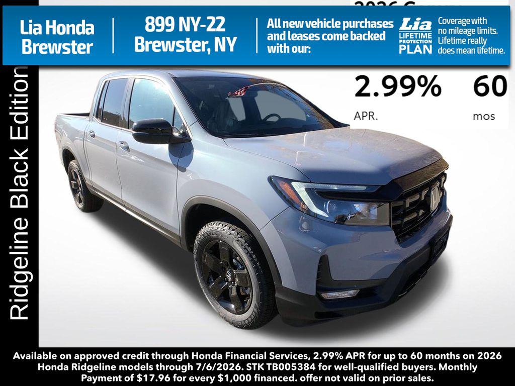 New 2026 Honda Ridgeline Black