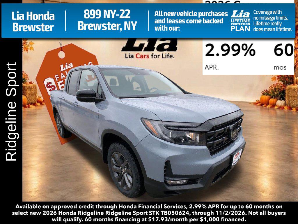New 2026 Honda Ridgeline Sport