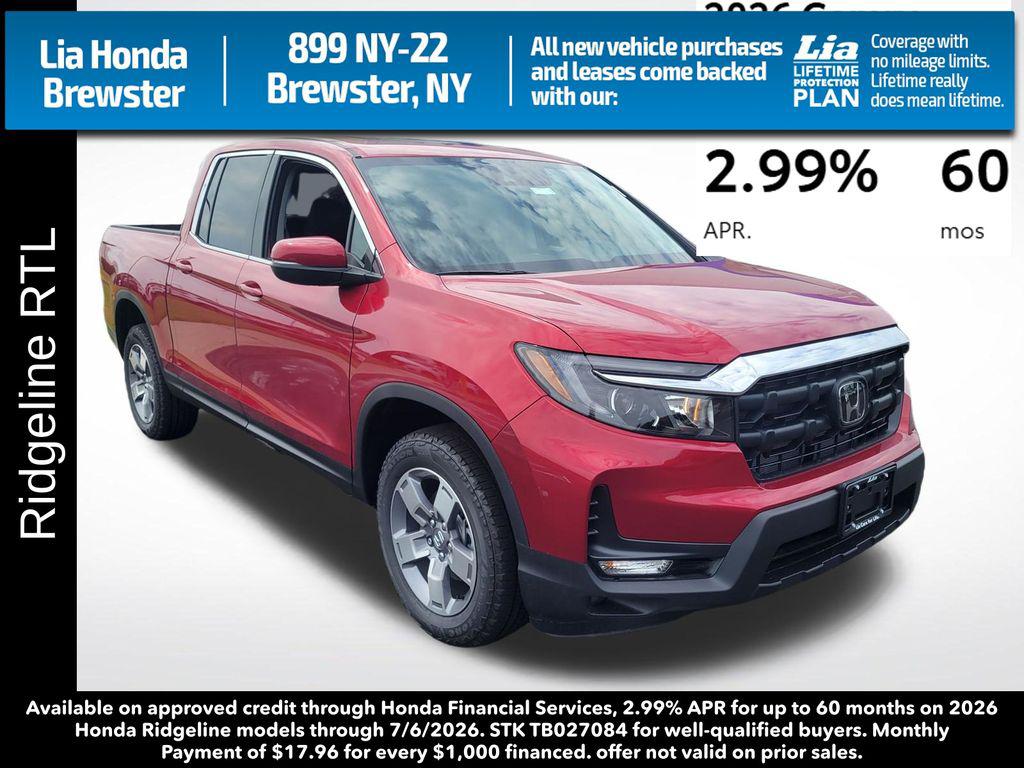 New 2026 Honda Ridgeline RTL