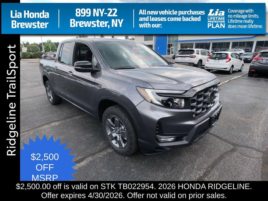 New 2026 Honda Ridgeline TrailSport