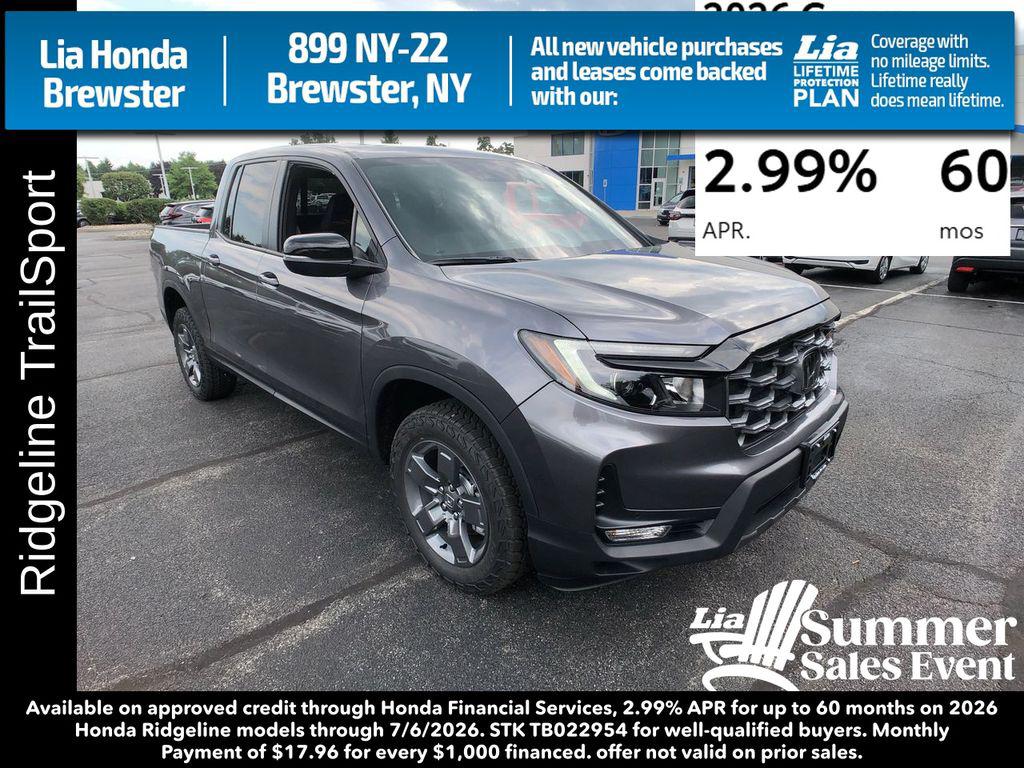 New 2026 Honda Ridgeline TrailSport