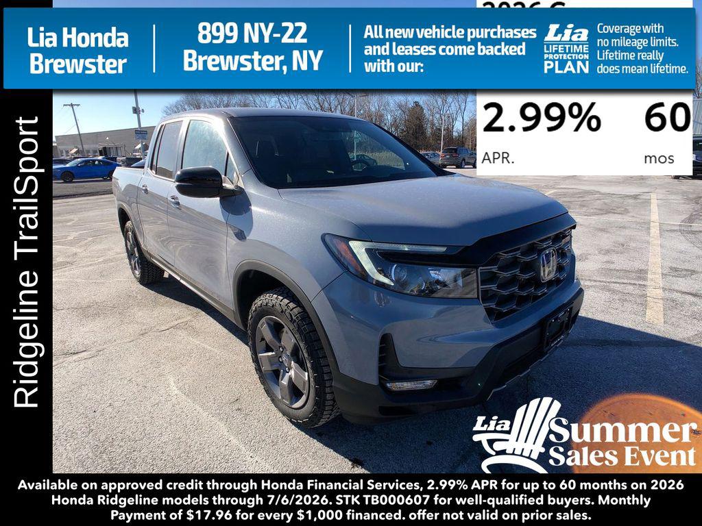 New 2026 Honda Ridgeline TrailSport