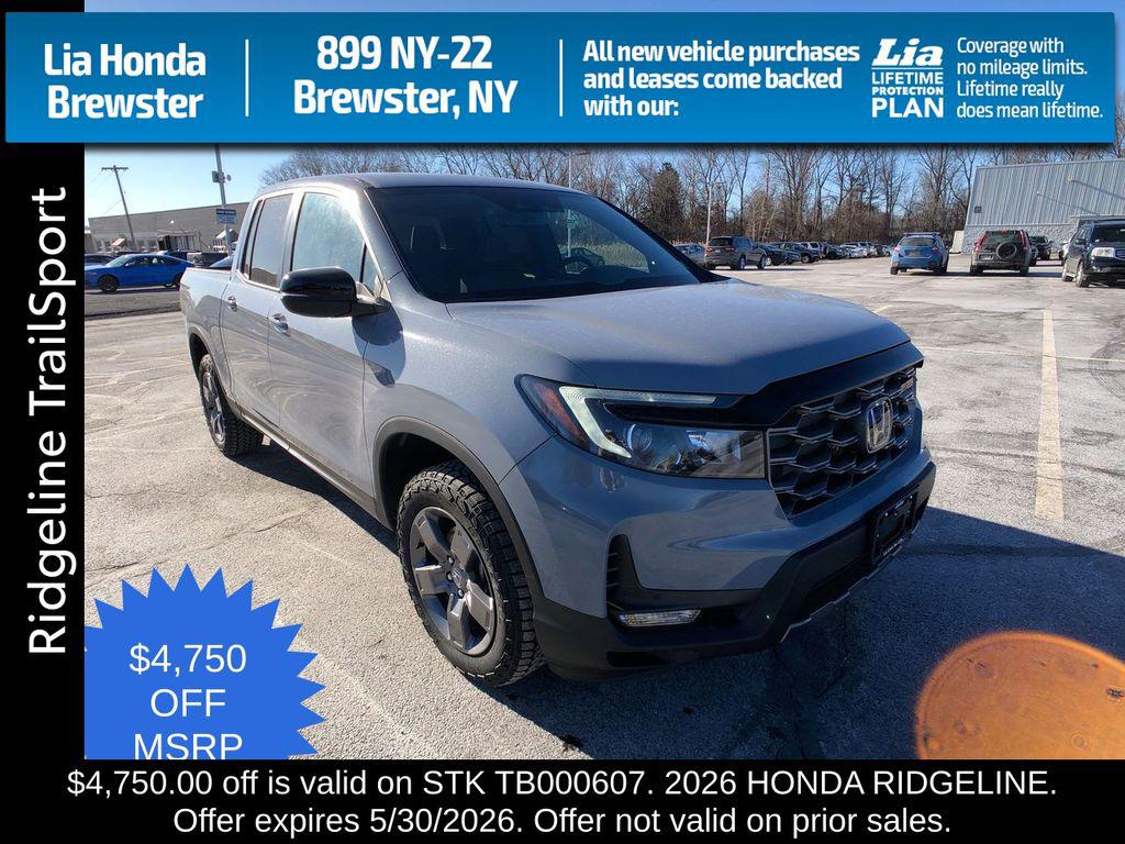 New 2026 Honda Ridgeline TrailSport