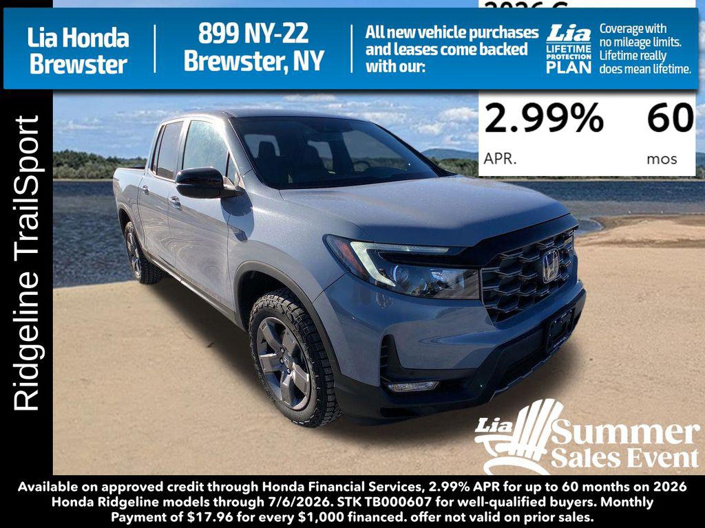 New 2026 Honda Ridgeline TrailSport