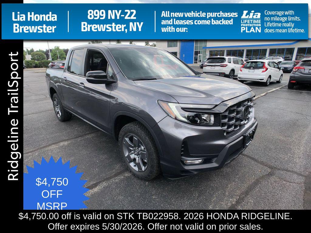 New 2026 Honda Ridgeline TrailSport