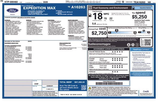 New 2026 Ford Expedition Max Platinum