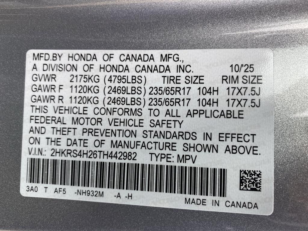 HONDA CR-V LX AWD - 9