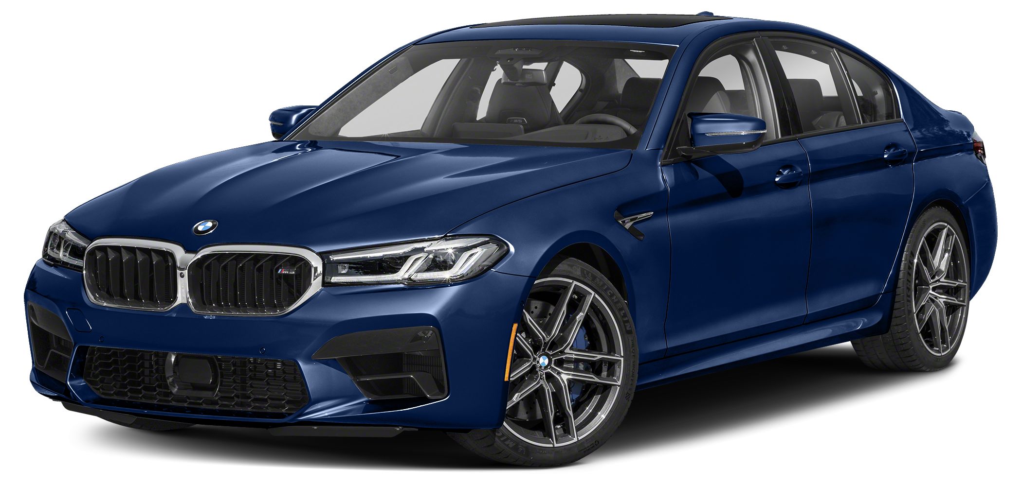 bmw m5 2023 bleu