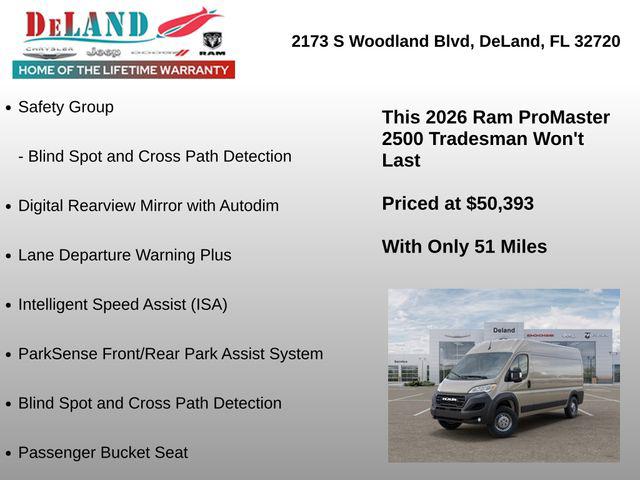 2026 RAM PROMASTER 2500 TRADESMAN — миниатюра 12