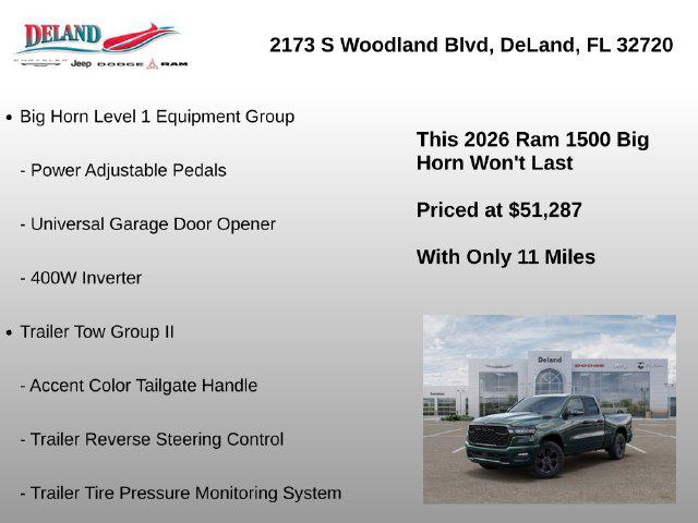 2026 RAM 1500 BIG HORN/LONE STAR — миниатюра 29