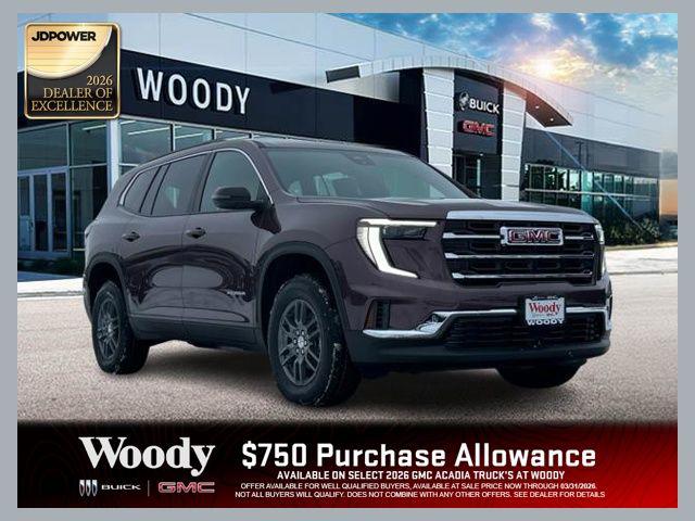 New 2026 GMC Acadia AWD Elevation