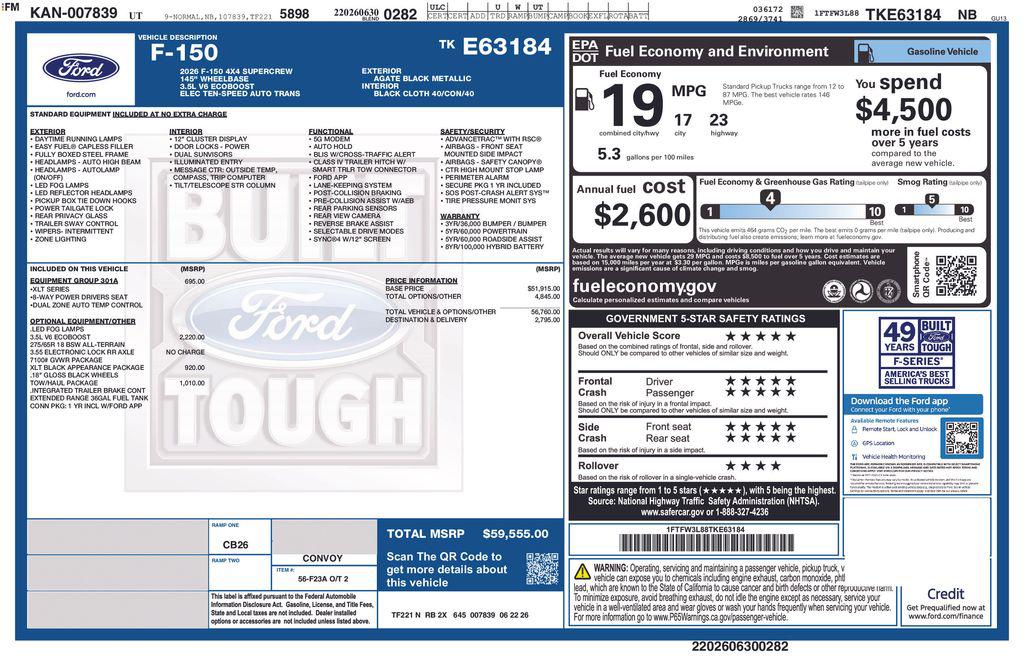 2026 FORD F-150 XLT 照片 3
