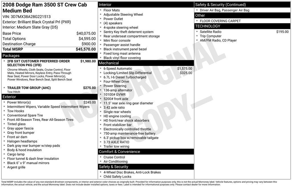 2008 Dodge Ram 3500
