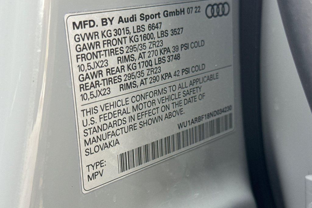 2022 AUDI RS Q8 4.0T — миниатюра 28