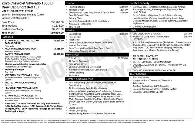 New 2026 Chevrolet Silverado 1500 LT
