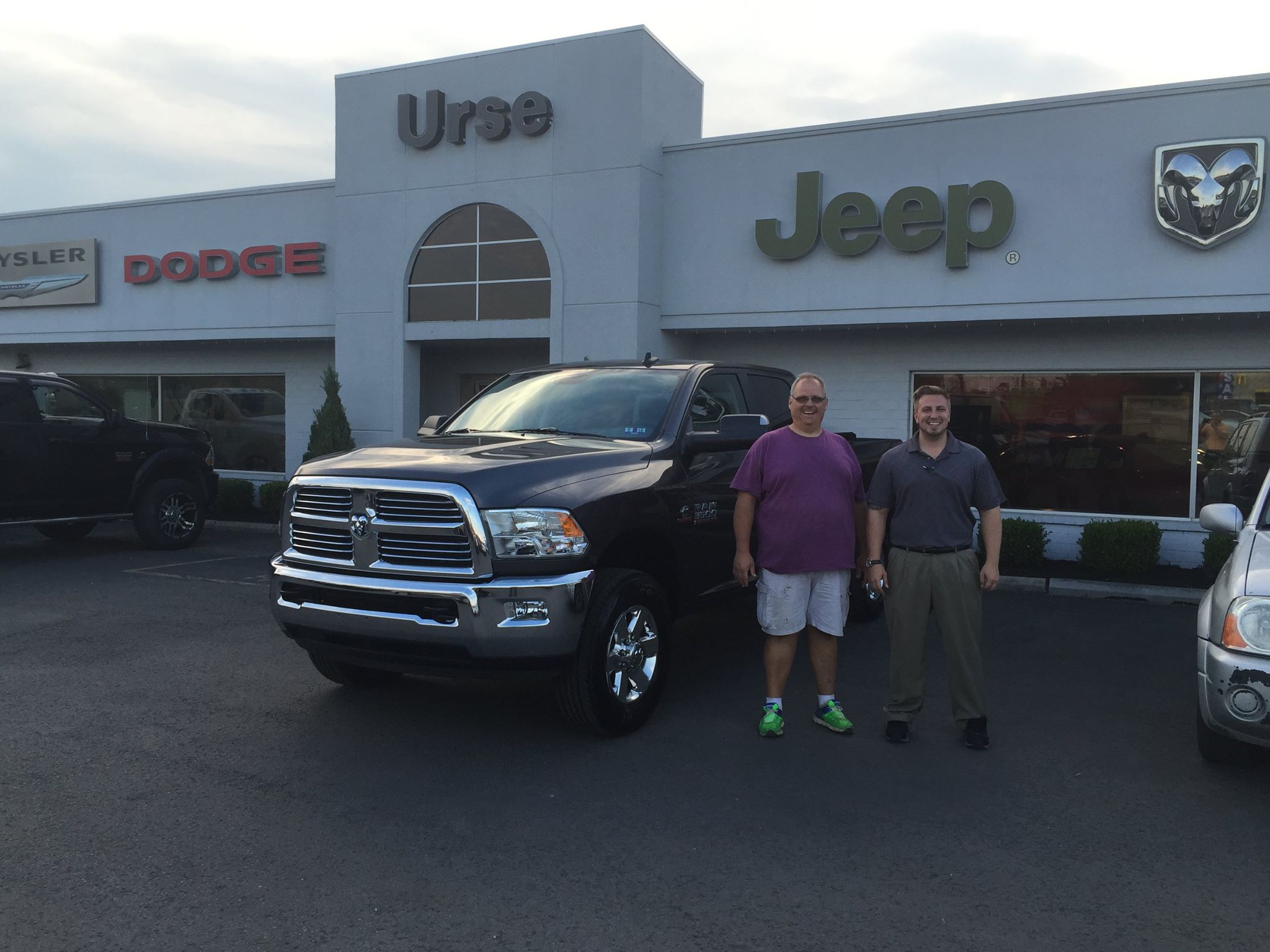 Order a New Chrysler, Dodge, Jeep or Ram at Urse CDJR in White Hall, WV