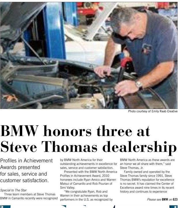 Steve Thomas BMW 
