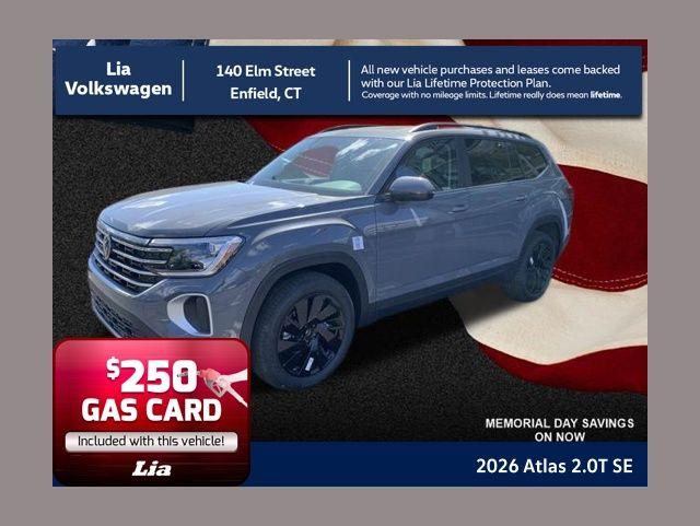 New 2026 Volkswagen Atlas 2.0T SE W/TECHNOLOGY