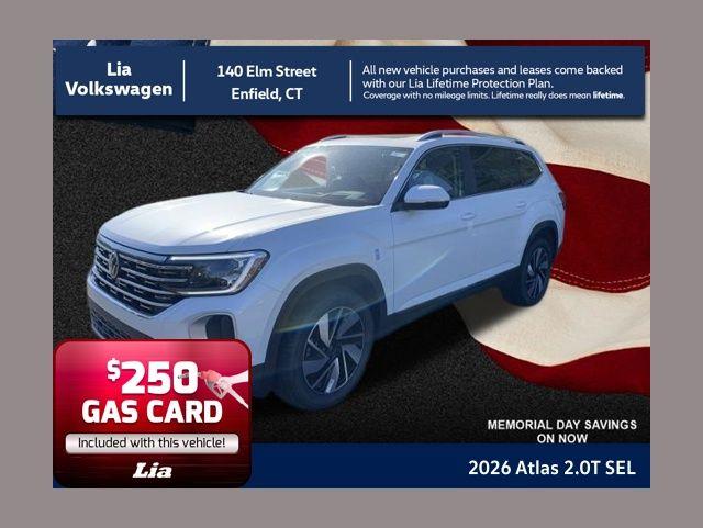 New 2026 Volkswagen Atlas 2.0T SEL