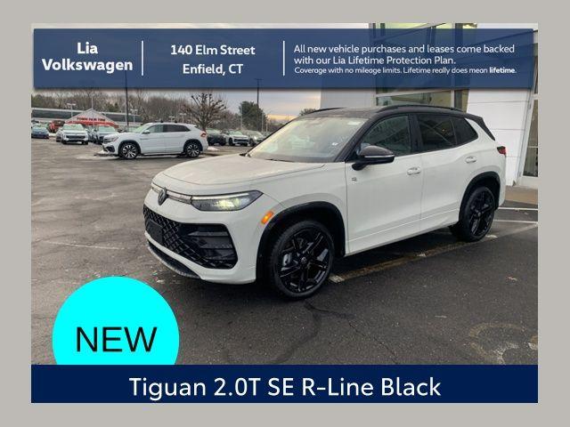 New 2026 Volkswagen Tiguan 2.0T SE R-Line Black
