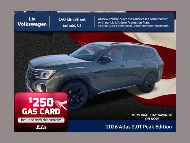 New 2026 Volkswagen Atlas 2.0T Peak Edition