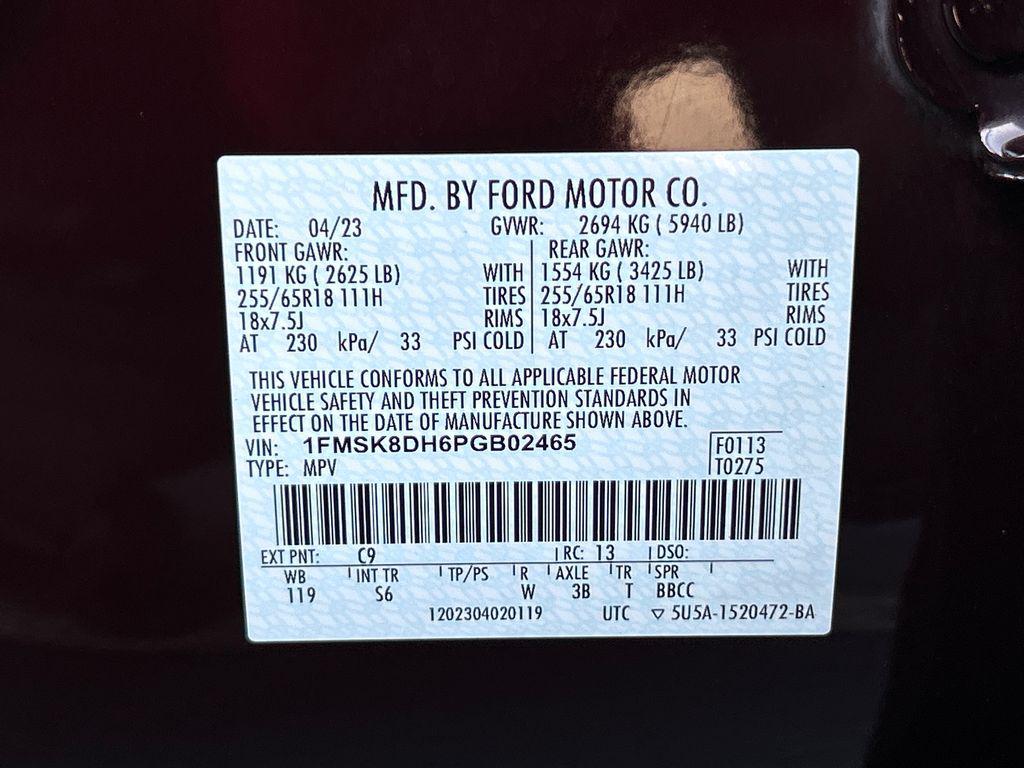 2023 FORD EXPLORER XLT 缩略图 31