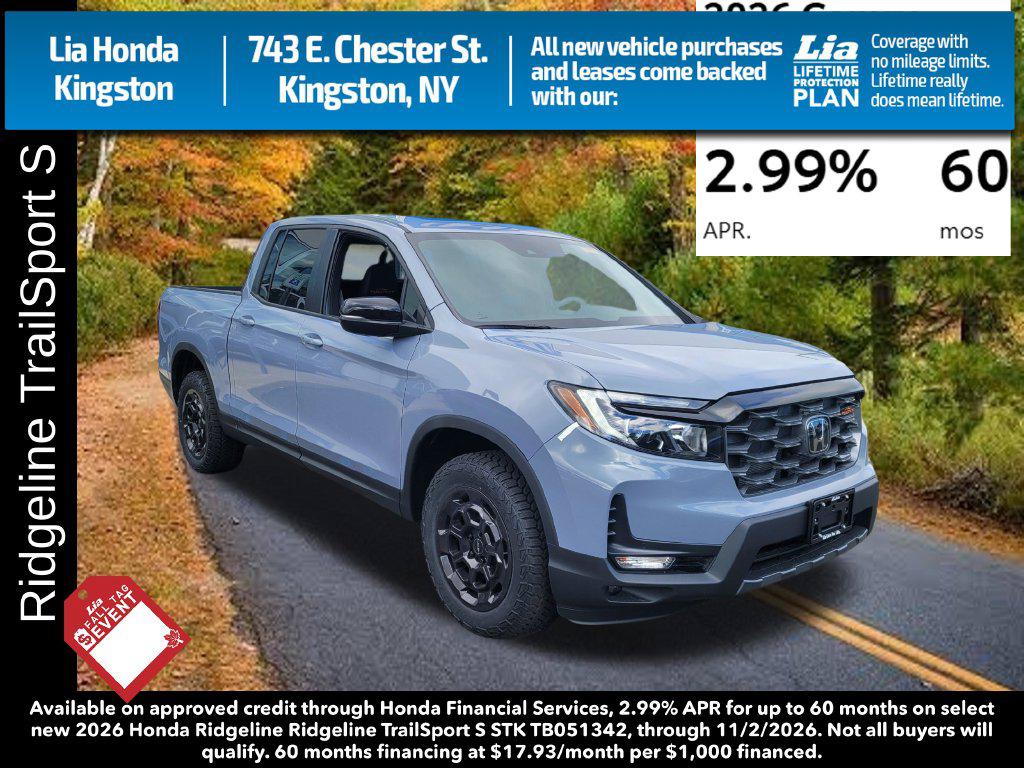 New 2026 Honda Ridgeline TrailSport+