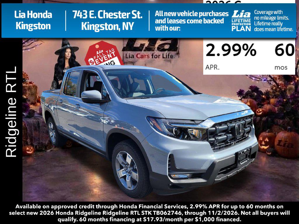 New 2026 Honda Ridgeline RTL