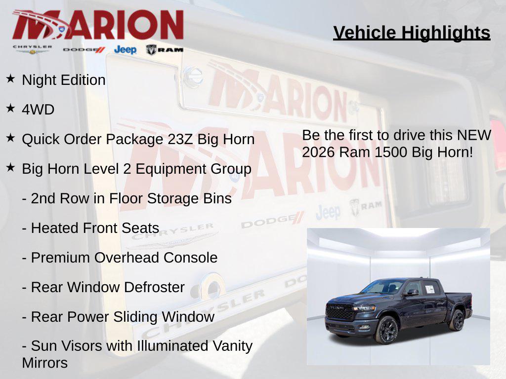 2026 RAM 1500 BIG HORN/LONE STAR — миниатюра 5