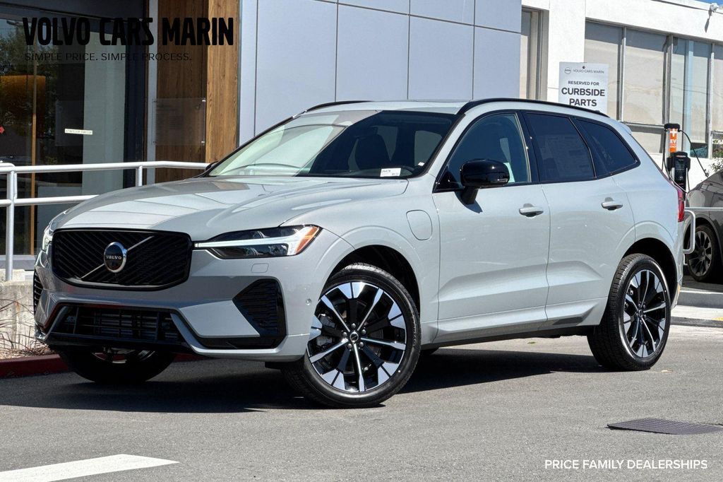 New 2026 Volvo XC60 Plug-In Hybrid Plus, T8 AWD Electric/Gasoline, Dark