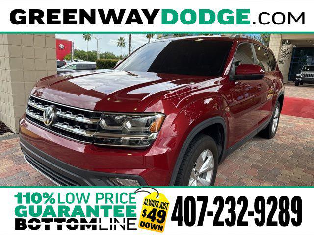Used 2019 Volkswagen Atlas 3.6L SE