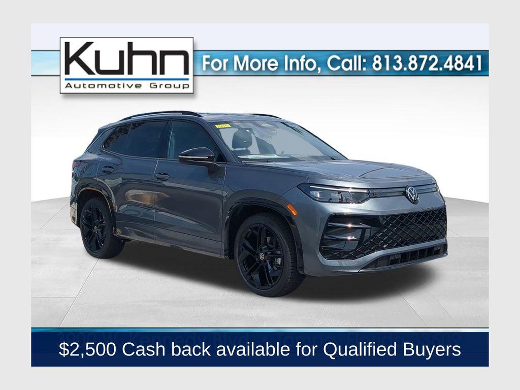 New 2026 Volkswagen Tiguan 2.0T SE R-Line Black