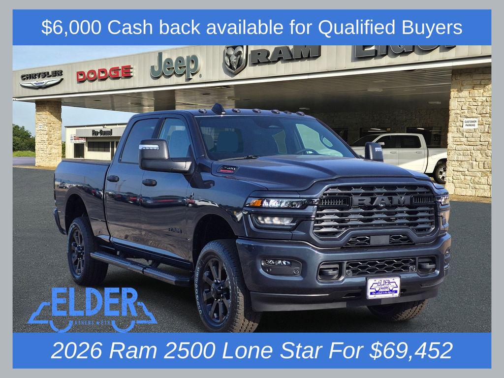 New 2026 RAM 2500 Lone Star Crew Cab 4x4 6'4' Box