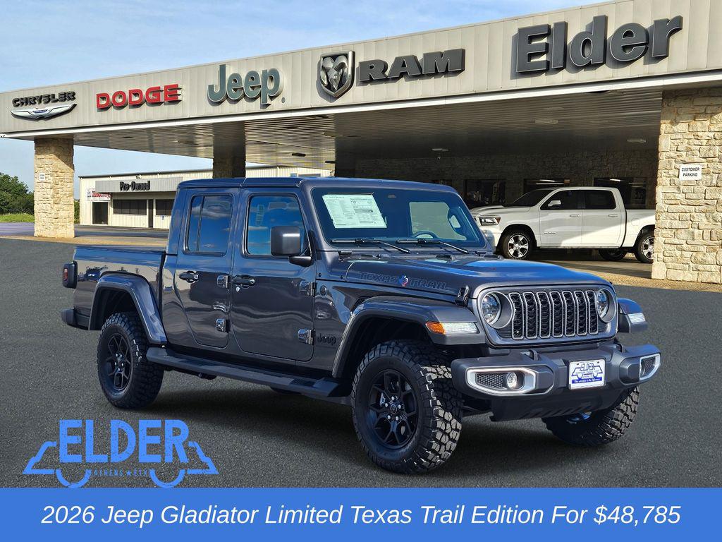 New 2026 Jeep Gladiator Texas Trail 4x4