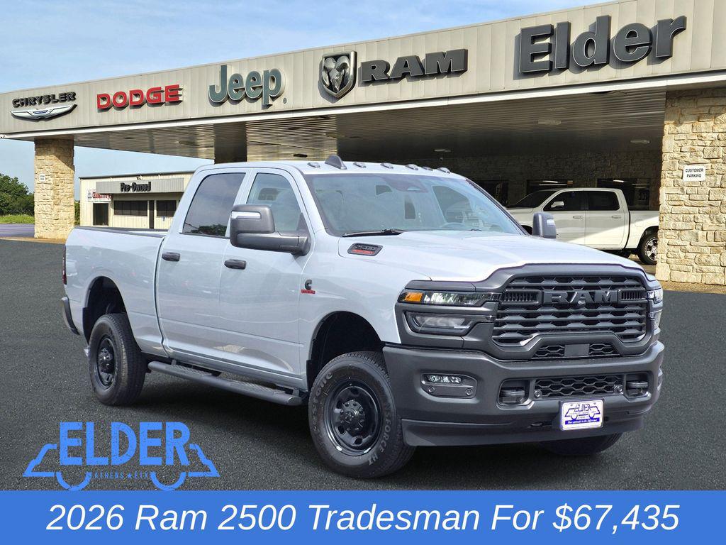 New 2026 RAM 2500 Tradesman Crew Cab 4x4 6'4' Box