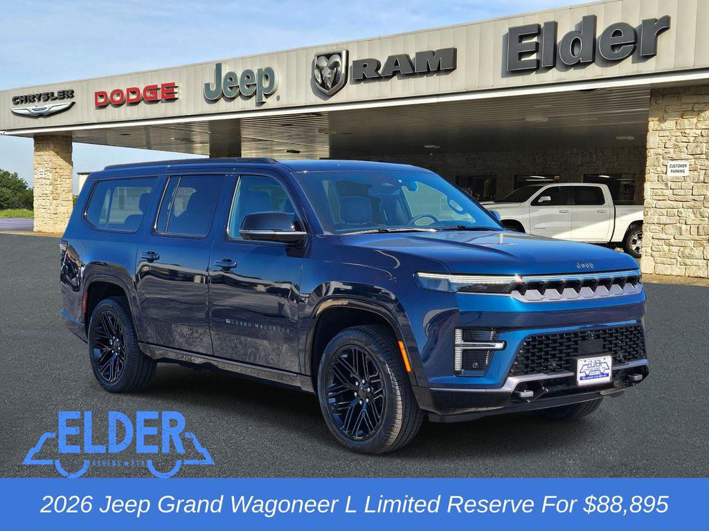 New 2026 Jeep Grand Wagoneer L Limited Reserve 4x4