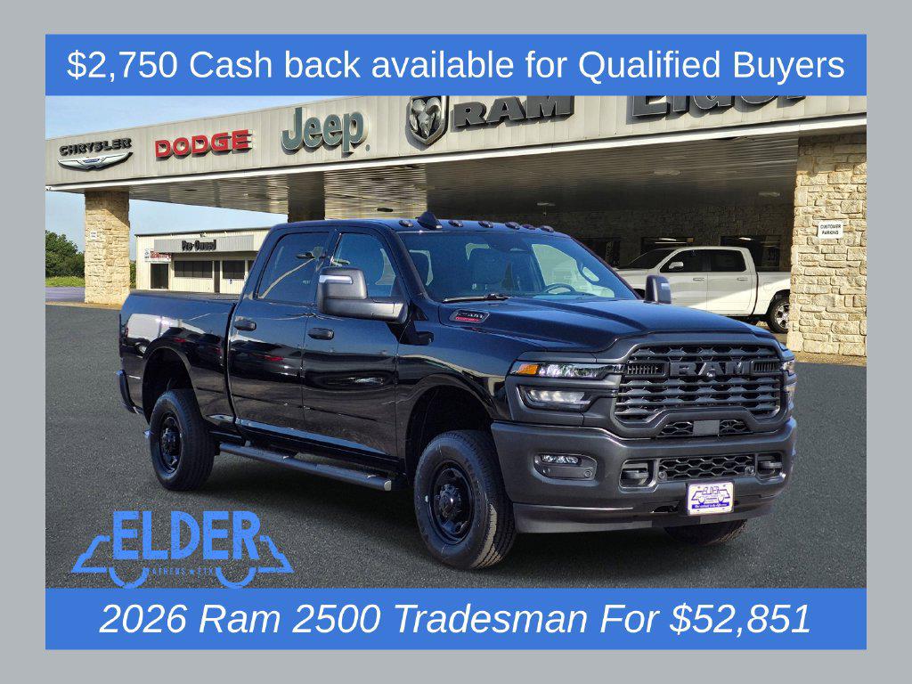 New 2026 RAM 2500 Tradesman Crew Cab 4x4 6'4' Box