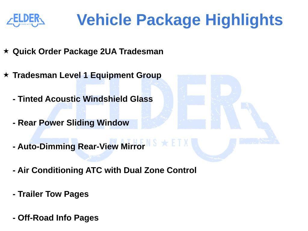 2026 RAM 2500 TRADESMAN CREW CAB 4X4 6'4' BOX 缩略图 15