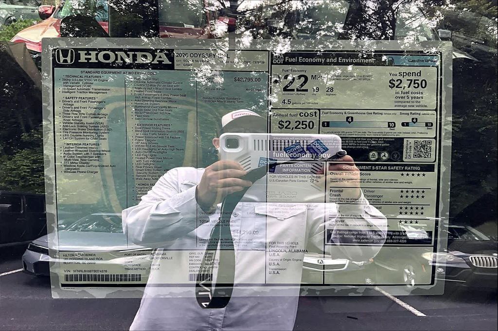 2026 Honda ODYSSEY EX-L — миниатюра 17