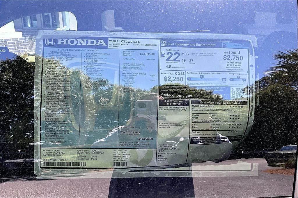 2026 Honda PILOT EX-L — миниатюра 18
