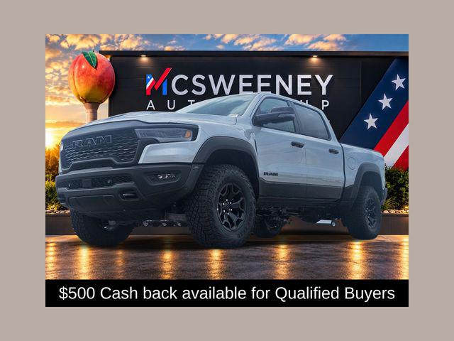 New 2026 RAM 1500 RHO Crew Cab 4x4 5'7' Box