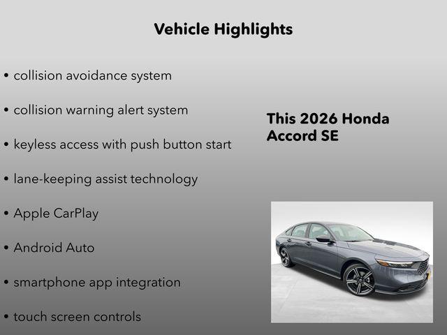 2026 Honda ACCORD SE 照片 10