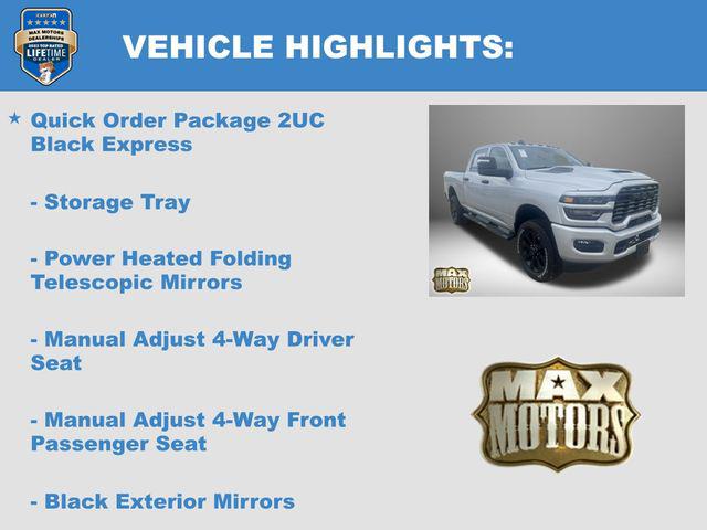 2026 RAM 2500 BLACK EXPRESS CREW CAB 4X4 6'4' BOX — миниатюра 12