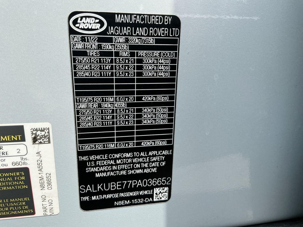 2023 LAND Rover RANGE ROVER SV thumbnail 29