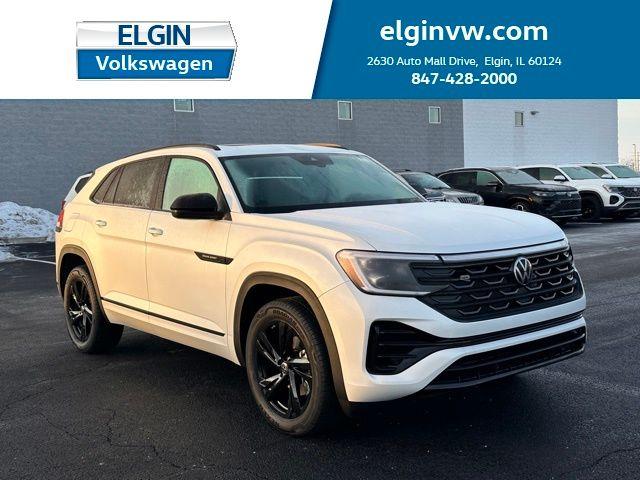 New 2026 Volkswagen Atlas Cross Sport 2.0T SEL R-Line Black