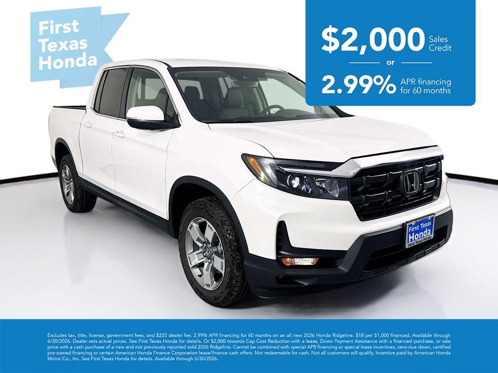 New 2026 Honda Ridgeline RTL
