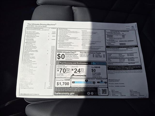 صورة مصغرة 17 لـ 2026 BMW 750E XDRIVE