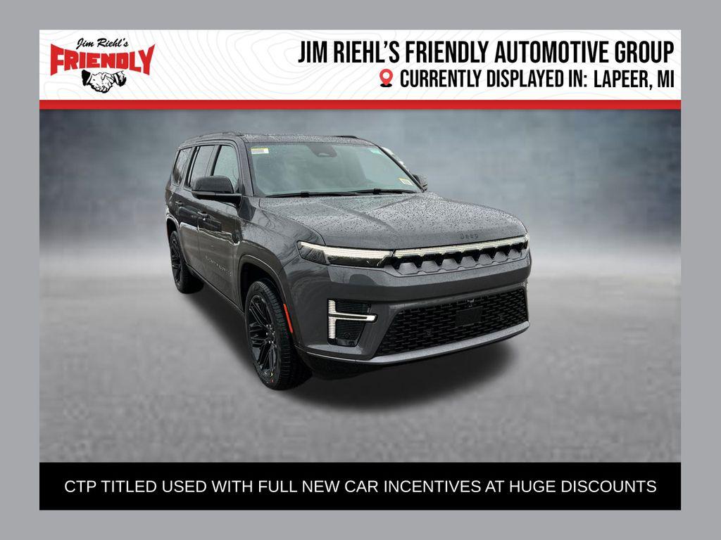 New 2026 Jeep Grand Wagoneer Limited Reserve 4x4