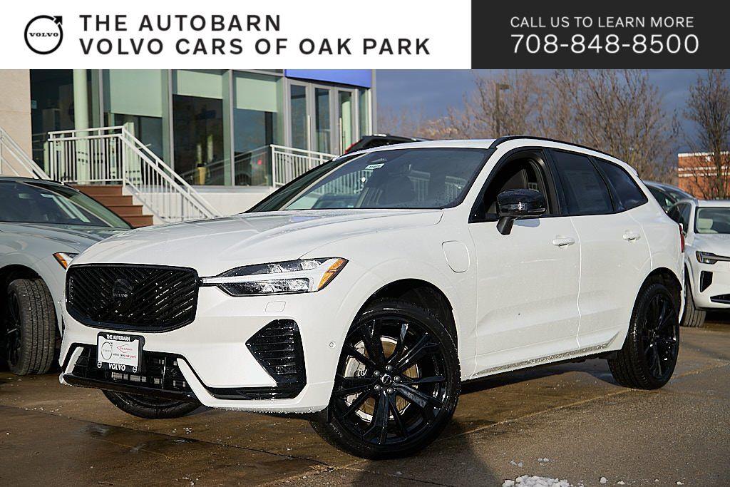 New 2026 Volvo XC60 Plug-In Hybrid Black Edition Ultra, T8 AWD Electric/Gasoline, Dark